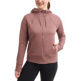 カークランド シグニチャー レディース アクティブ パーカー トワイライト ローズ M