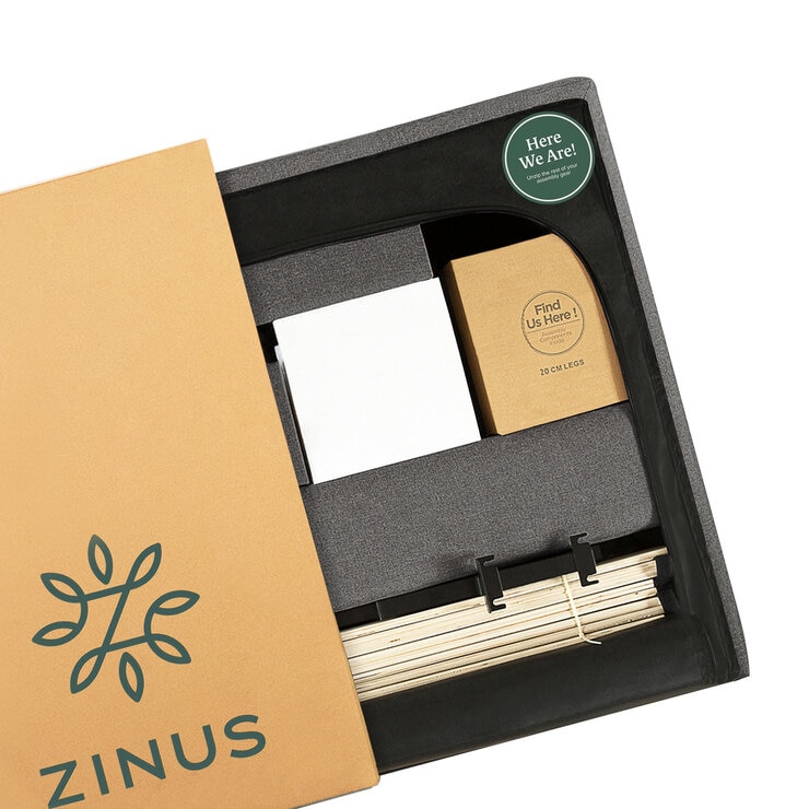 Zinus Lottie ベッドフレーム セミダブル