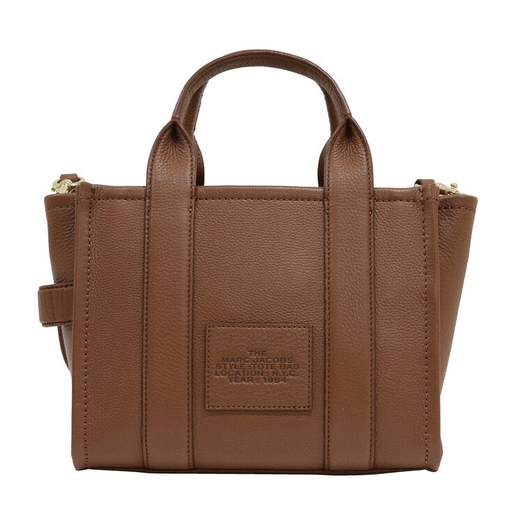 MARC JACOBS The Tote Bag レザー ミニ トート マークジェイコブス ザ レザー ミニ トートバッグ - ブラウン | Costco