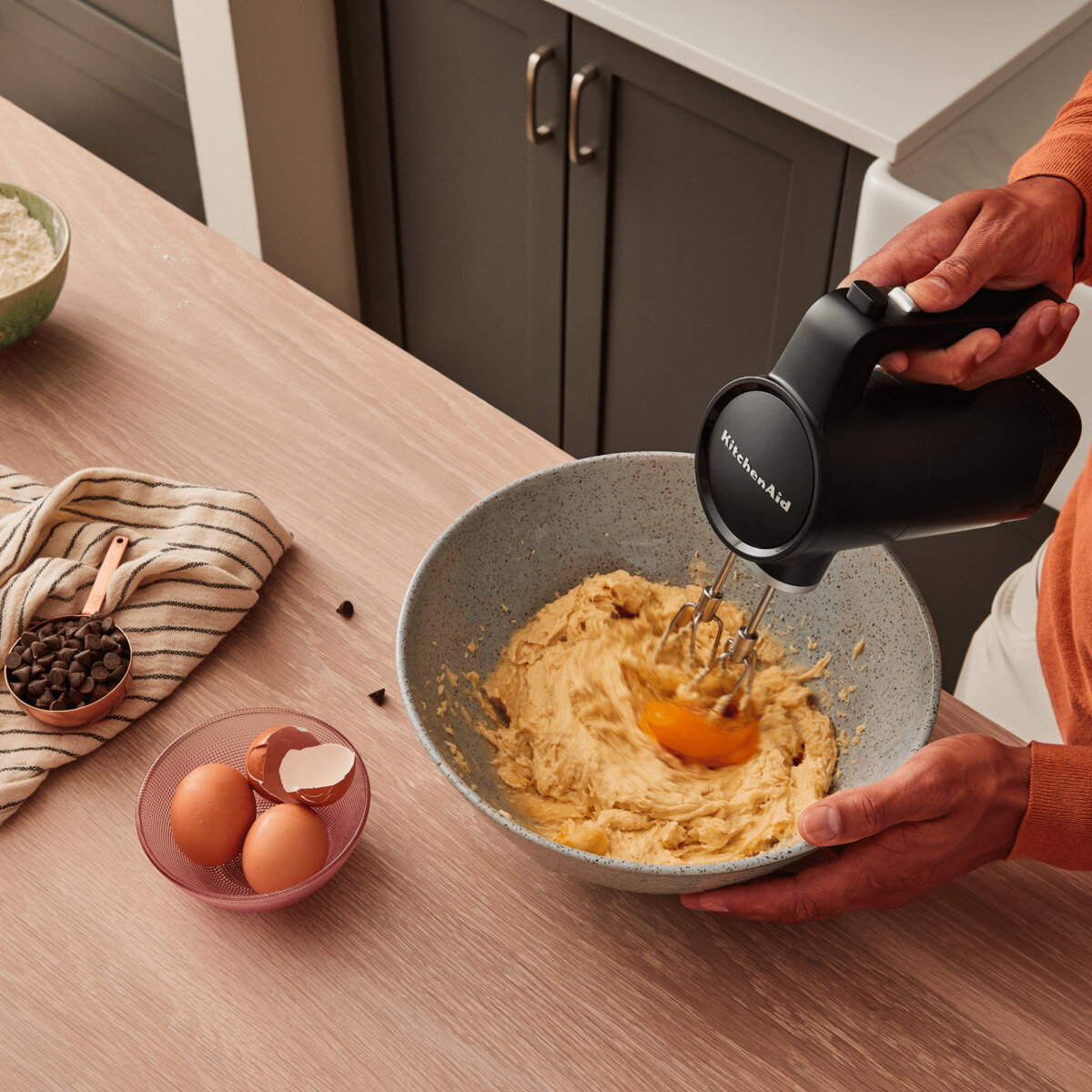 キッチンエイド コードレス ハンドミキサー バッテリーセット KHMR700BM-KBR