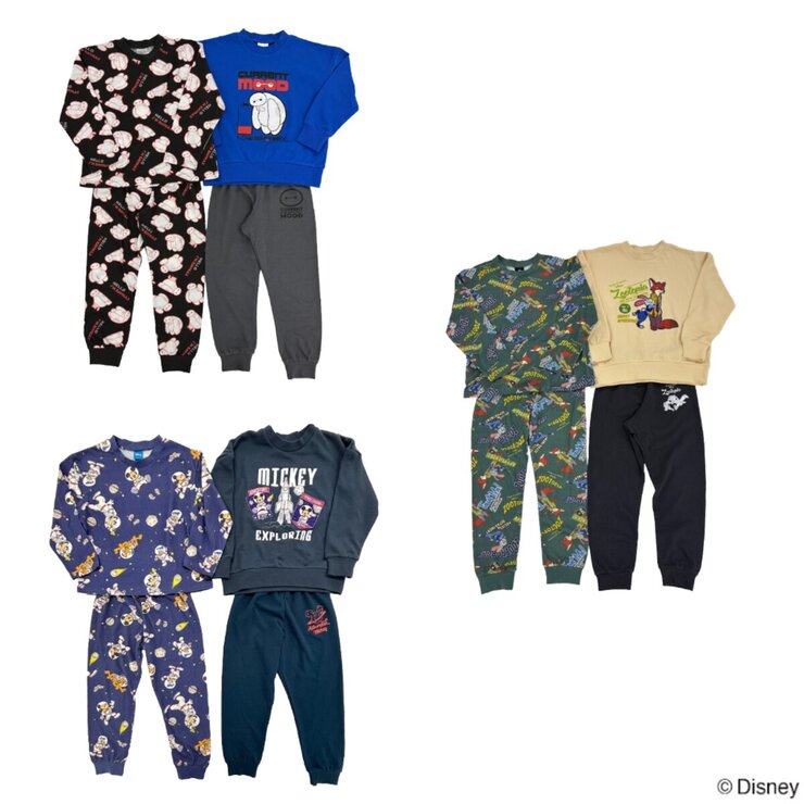 ディズニー / キャラクター キッズ 4枚組 ルームウェア
