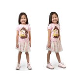 ディズニー チュチュスカート付きドレス ２ピースセット ベル 4