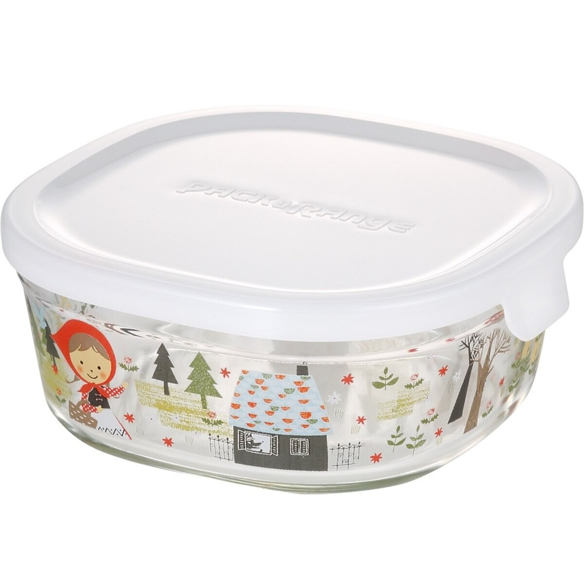 イワキ ニューパック & レンジ シンジカトウシリーズ 450ml 2点セット 森の赤ずきん