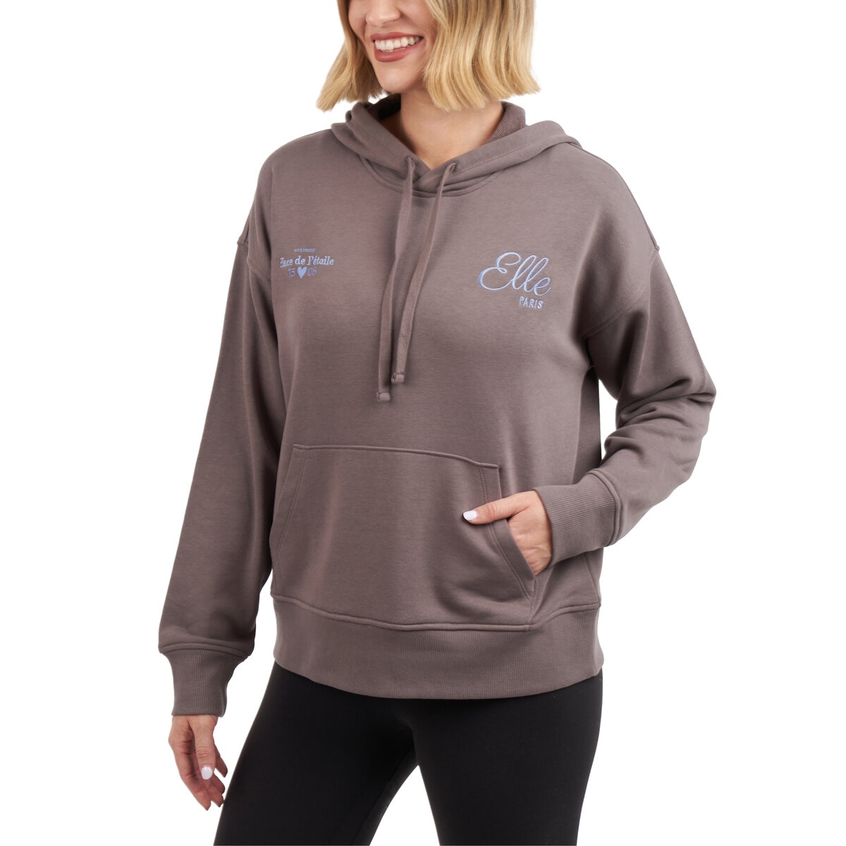 エル レディース ロゴ パーカー ダークグレー L エル レディース ロゴ パーカー ダークグレー L