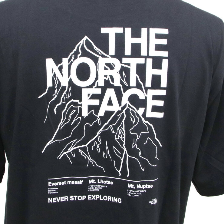 ザ ノースフェイス メンズ エボリューション ハーフ ドーム 半袖 Tシャツ ブラック XL