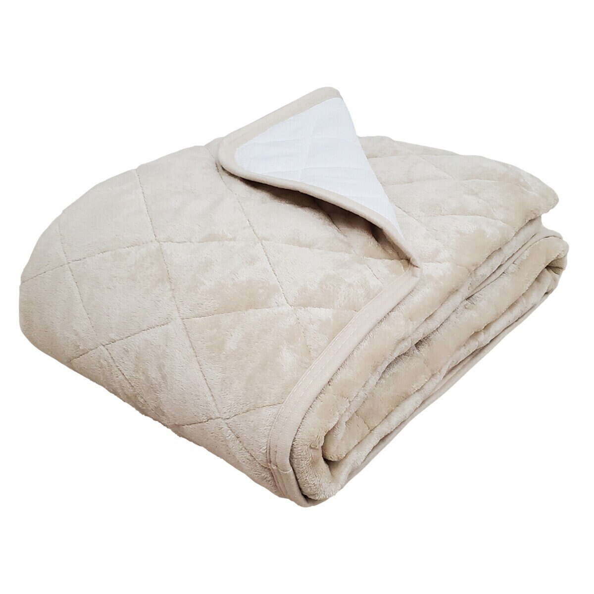 暖かい敷きパッド 140x205cmダブル用 西川 吸湿発熱 置くラク 敷き