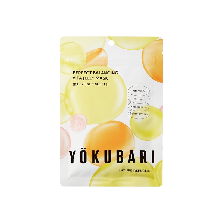 ネイチャーリパブリック YOKUBARIビタミンマスク (パーフェクトバランシング ビタミンゼリーマスク) 7枚入り ネイチャーリパブリック YOKUBARIビタミンマスク (パーフェクトバランシング ビタミンゼリーマスク) 7枚入り