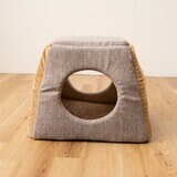 ペットハウス 兼 ペットベッド 2個セット ベージュ