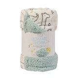 Sherpa ベビーブランケット 88x114cm サファリ