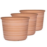 Trendspot Forum 樹脂製プランター 12寸 3個セット テラコッタ