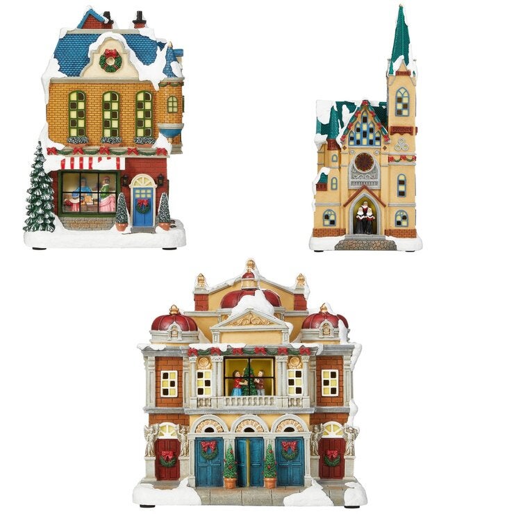 コストコ　クリスマス　ビレッジ　30ピース クリスマスビレッジ 30ピースセット | Costco Japan