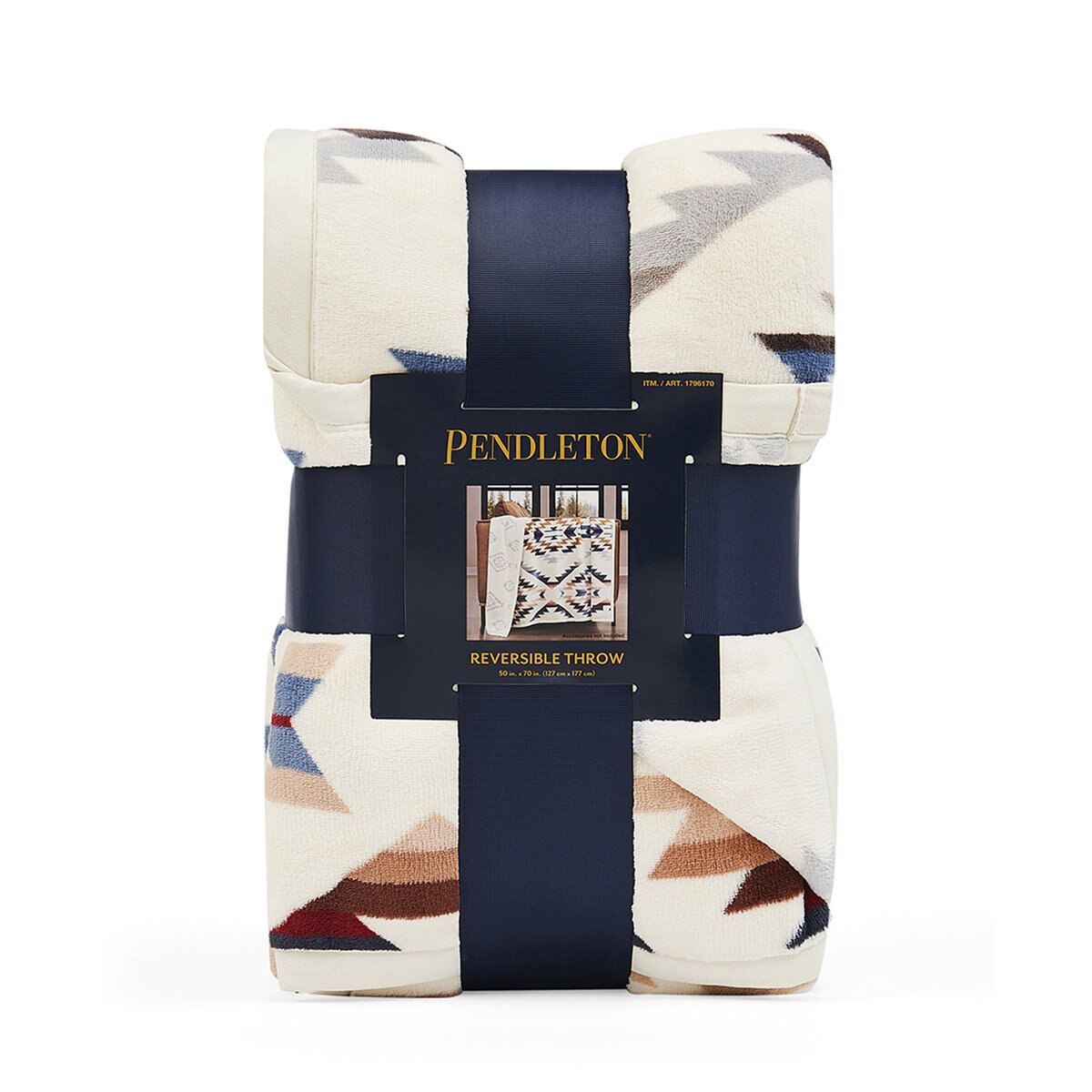 ペンドルトン 大判ひざ掛け リバーシブル 127cm x 177cm クリスタルスプリングス