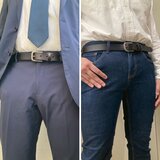 エドウイン レザーベルト メンズ