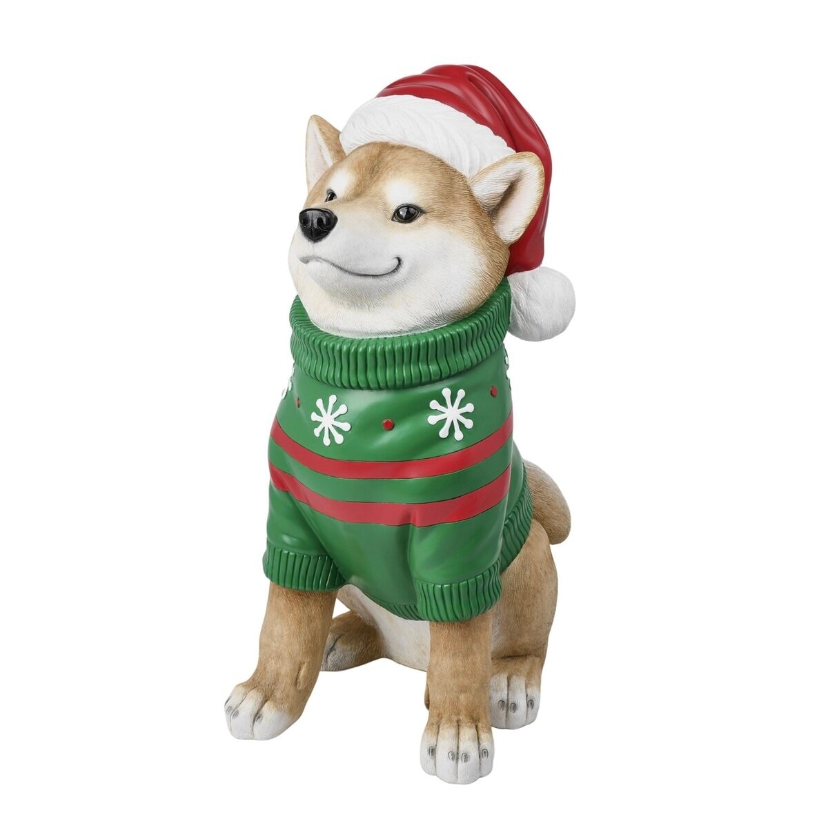 柴犬のクリスマス オブジェ 約66cm