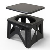 パイクスピーク ソナエル 救急トイレステップスツールセット Mサイズ凝固剤・排泄袋付き ブラック