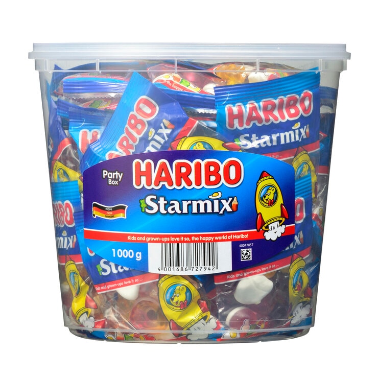 ハリボー スターミックス ドラム 1000g ハリボー スターミックス ドラム 1000g