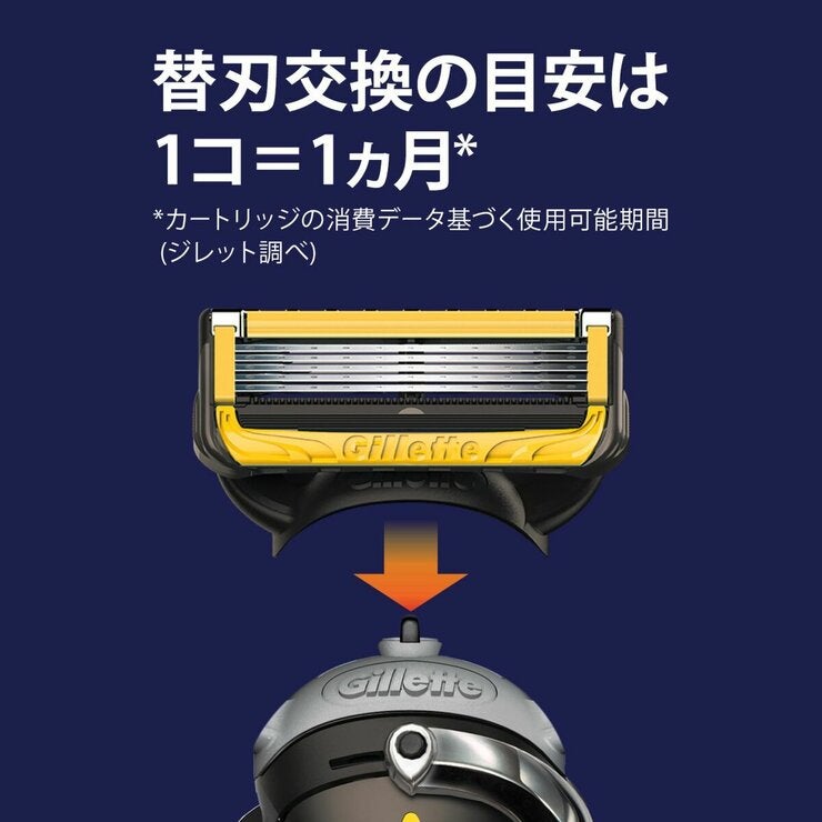ジレット プロシールド マニュアル 本体 + 替刃6個