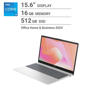 HP ノートPC/15-F10000/15.6型/intel Core 5/メモリ 16GB/SSD 512GB/シルバー/AY6R5PA-AAAC