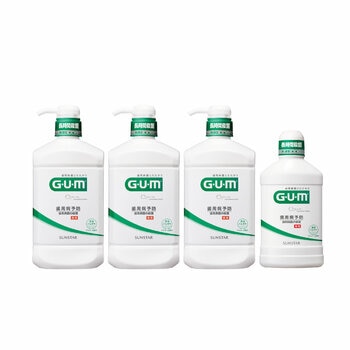 GUM (ガム) デンタルリンスレギュラータイプ 960ml x 3本+ 500ml
