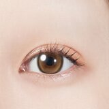 モラク ワンマンス トゥインクルブラウン 2枚入り 宮脇咲良イメージモデルカラコン 度なし (±0.00)