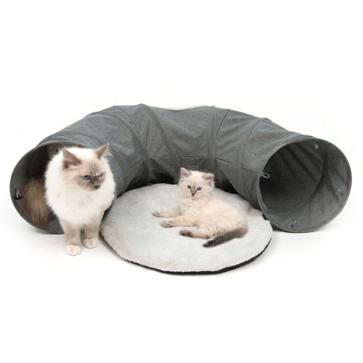 Catit キャットトンネル クッション付き グレー Catit キャットトンネル クッション付き グレー