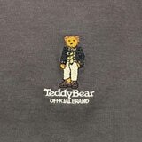 テディベア メンズ 半袖 Tシャツ チャコール S