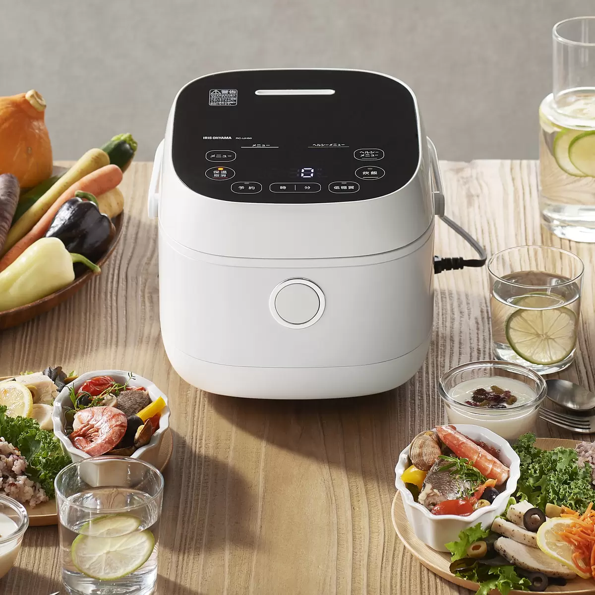 アイリスオーヤマ ヘルシーサポートIH炊飯器 5.5合 RC-IJH50-W | Costco Japan