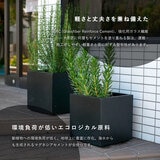 ヤマテー ベータ キューブプランター M 45cm グレー ZZ-C14H45E