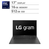 LG ノートPC/gram/17インチ/Core Ultra 5 125H/メモリ 16GB/SSD 512GB/17Z90S-VP55J
