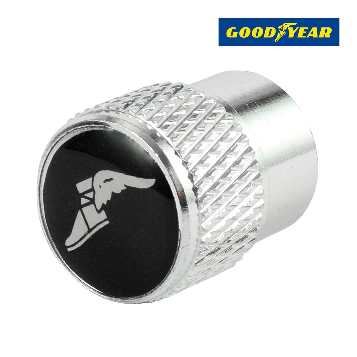 グッドイヤー エアバルブキャップ シルバー 4個入り