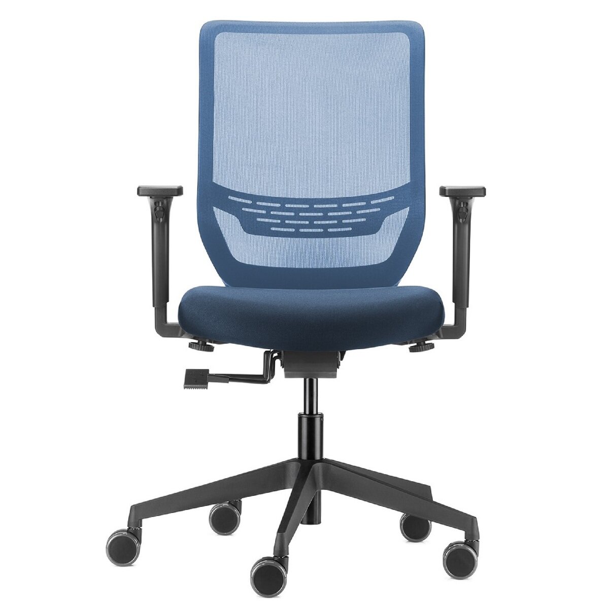 ドーファン トゥーシンクチェア 肘付き ブルー