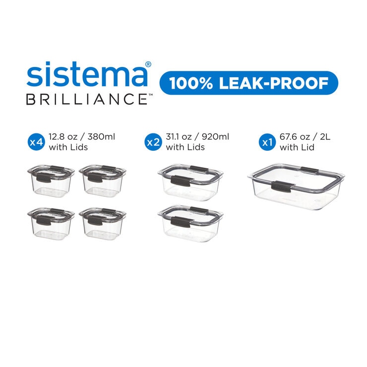 システマ ブリリアンス 食品保存容器 7個セット