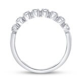 18K ホワイトゴールド 0.50カラット ラウンドカット ダイヤモンド リング