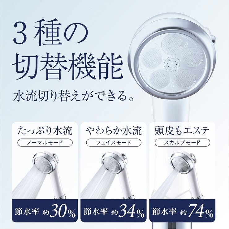 ジャパンスター ナノバブルシャワーヘッド ナノフェミラス プラスC NF2403-PC1 ジャパンスター ナノバブルシャワーヘッド ナノフェミラス プラスC NF2403-PC1
