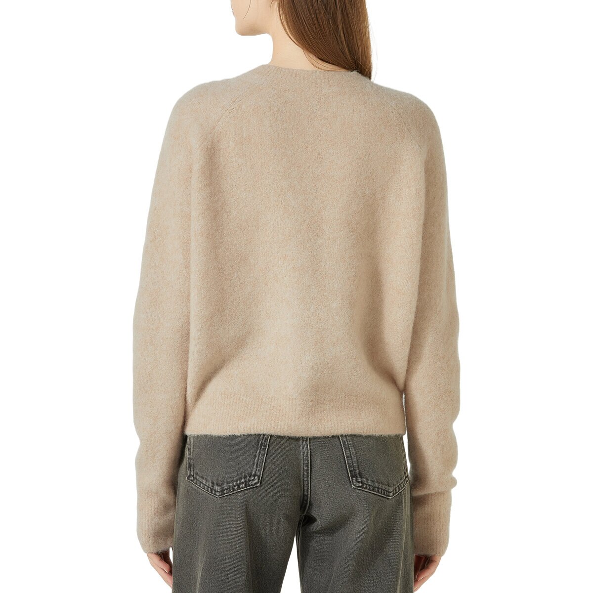 VINE レディース アルパカ ウール カーディガン ベージュ M