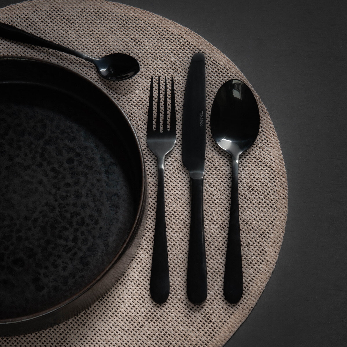 コンベック カトラリー 4種類 x 4 16本セット ブラック