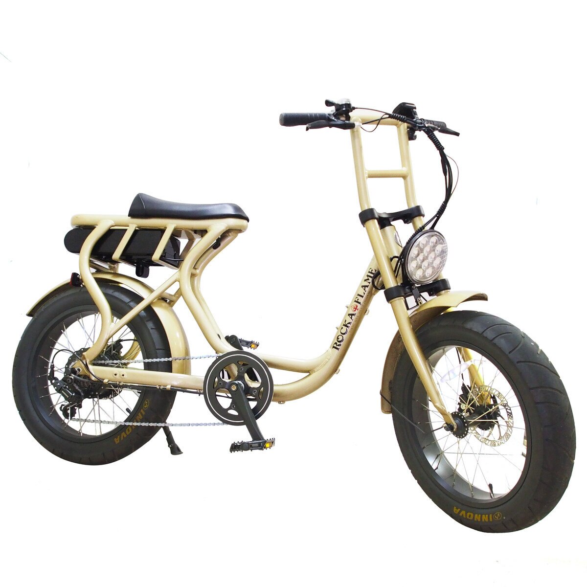 ROCKA FLAME 20インチ 電動アシスト ファットバイク FUMA シャンパンゴールド