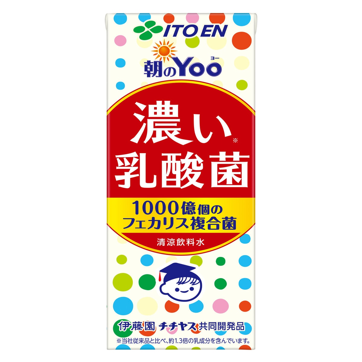 伊藤園 朝の Yoo 濃い乳酸菌飲料 200ml x 24本