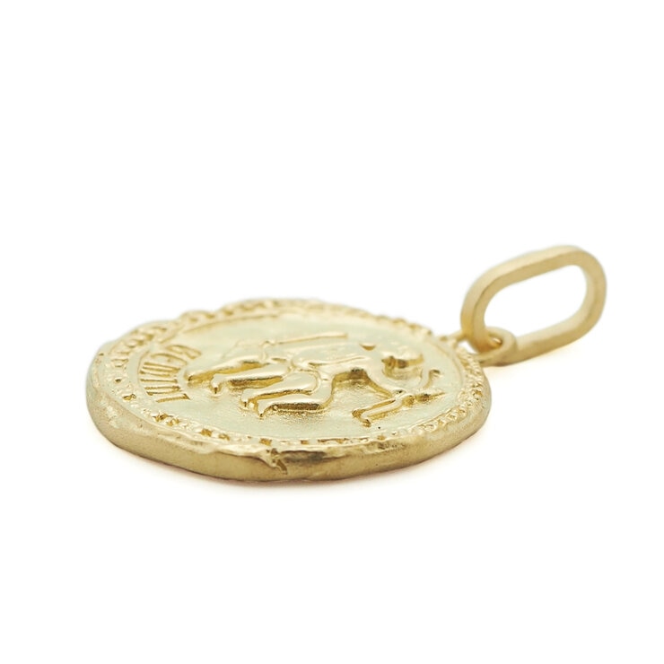 18Kイエローゴールド 星座ペンダントトップ ふたご座