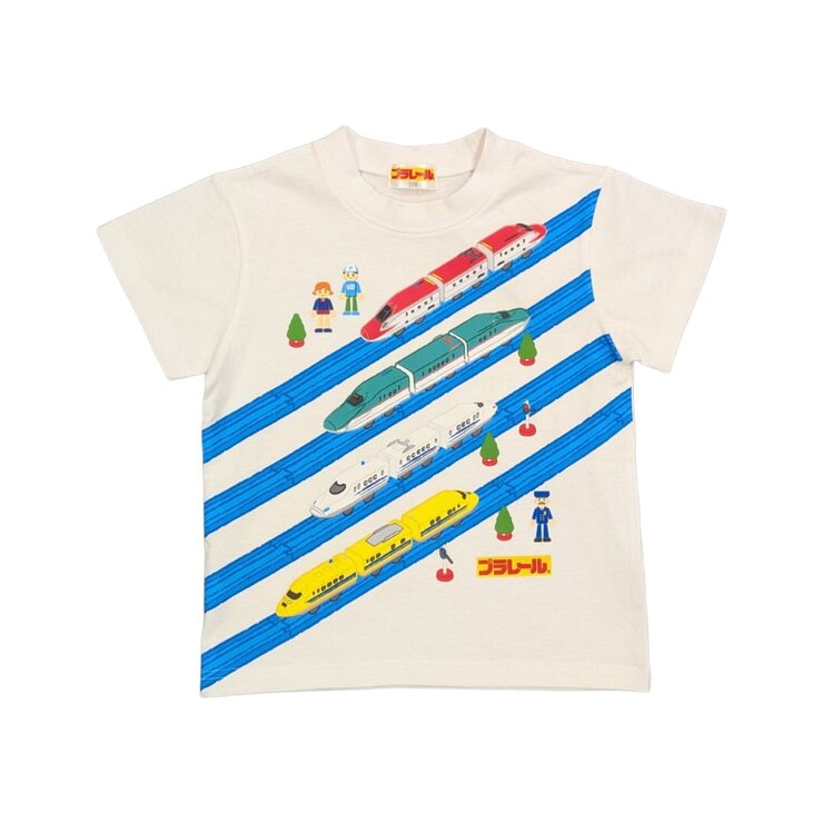 プラレール キッズ 半袖 Tシャツ 3枚組 アソートD 100