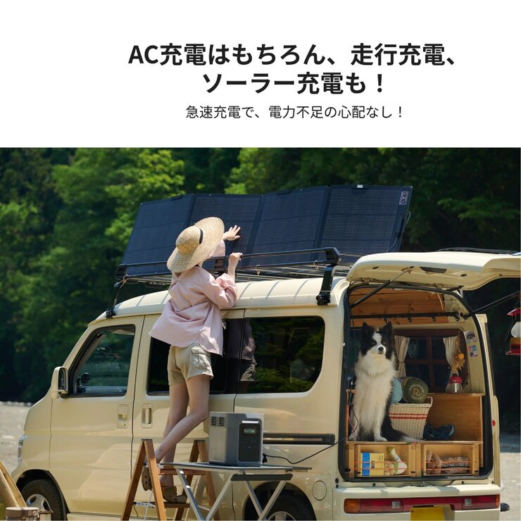 EcoFlow(エコフロー) ポータブル電源 デルタ２マックス S EFD2M-S-JP 容量2,048Wh