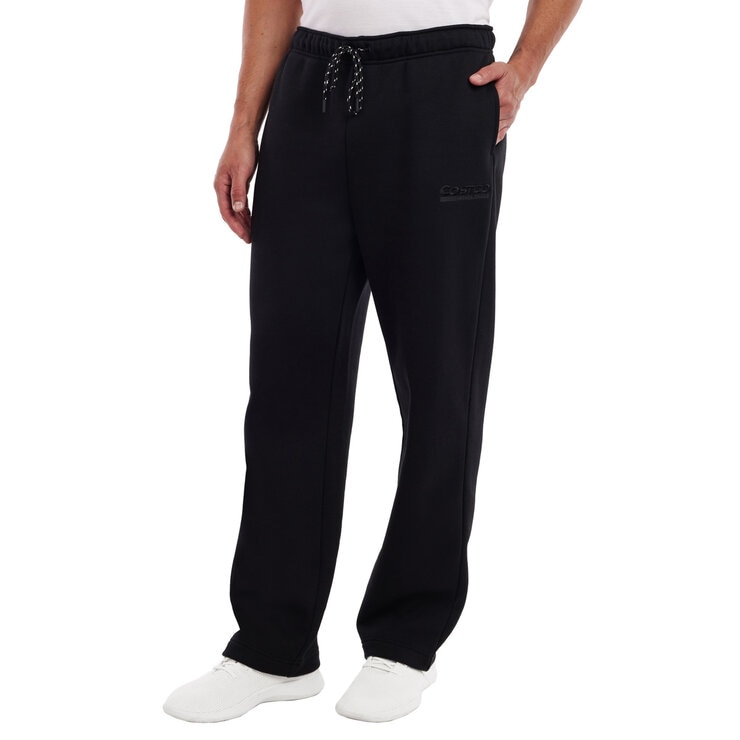 カークランドシグネチャー ユニセックス ロゴ パンツ ブラック XS/S