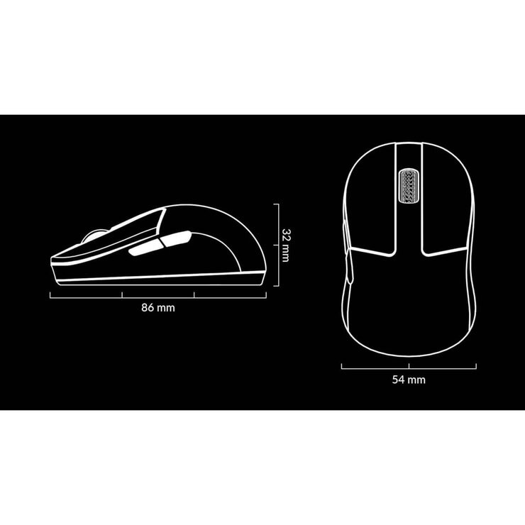 Keychron / M4 ワイヤレスマウス / ミニサイズ / ホワイト