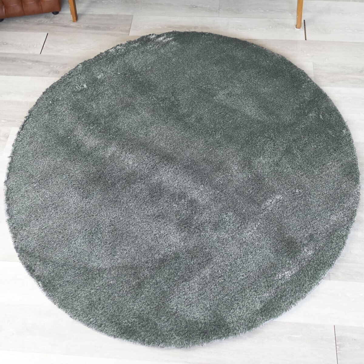 スミノエ アレルブロック･防炎ラグ ネオグラス 円形 150cm x 150cm