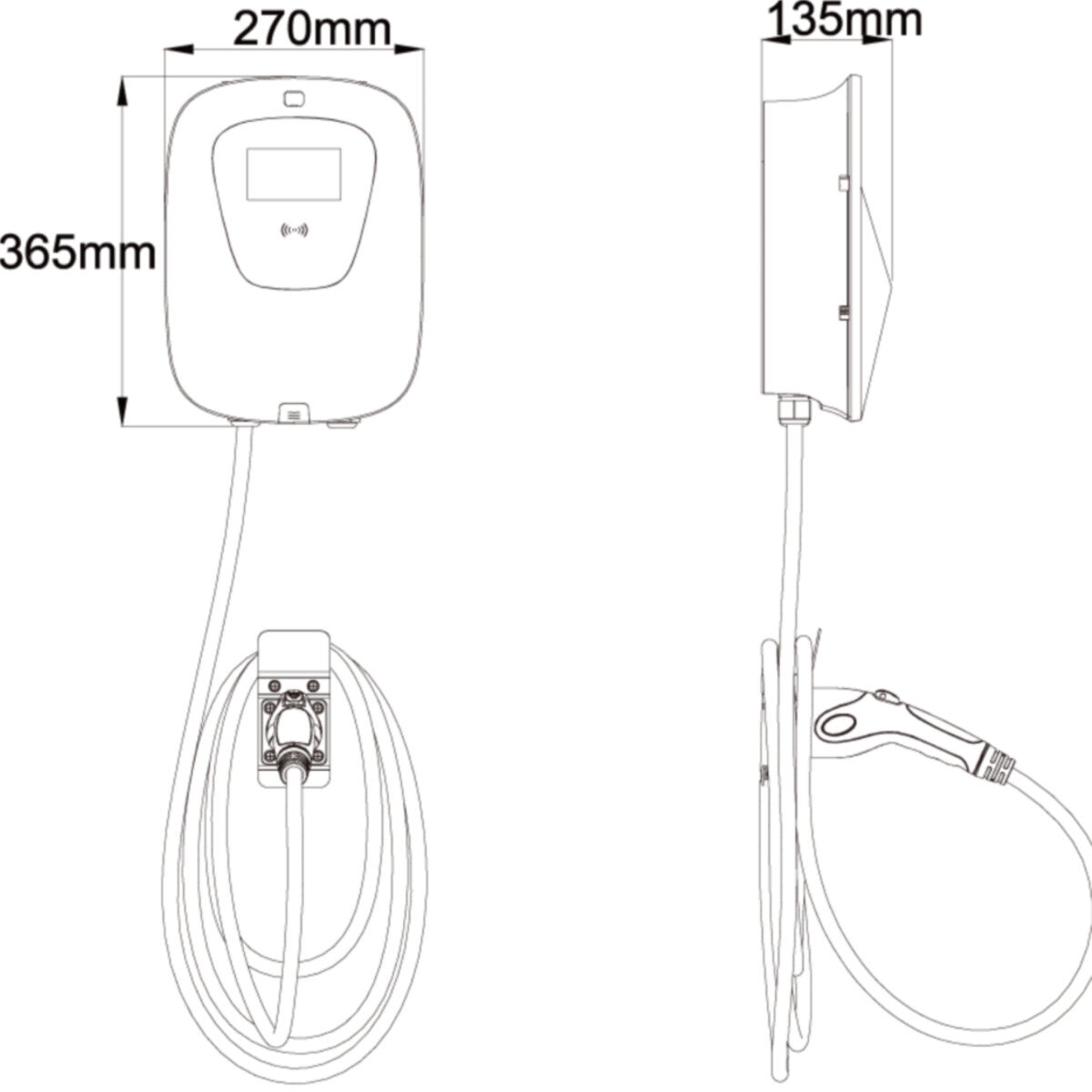 EVstand EV車用充電器 3kW