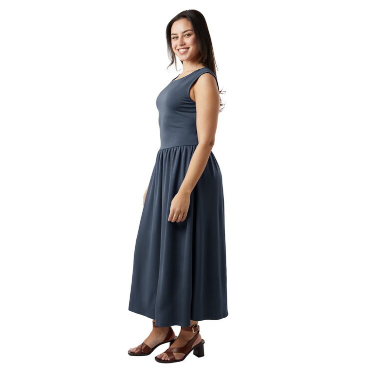 32 DEGREES レディース スリーブレス ドレス ネイビー M