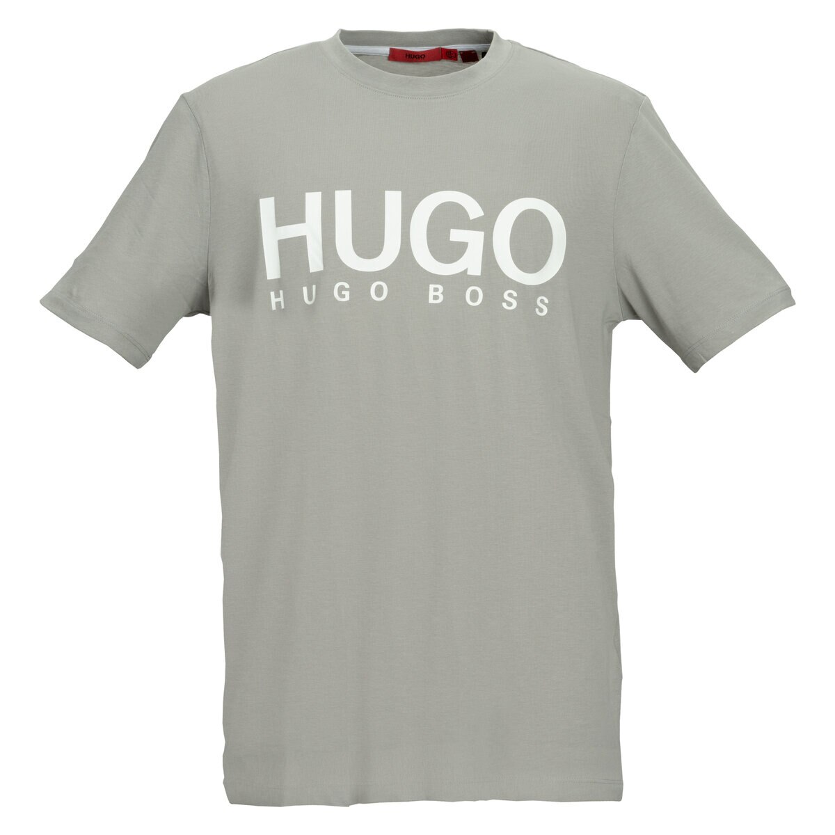 ヒューゴボス メンズ ロゴ 半袖Tシャツ シルバー S