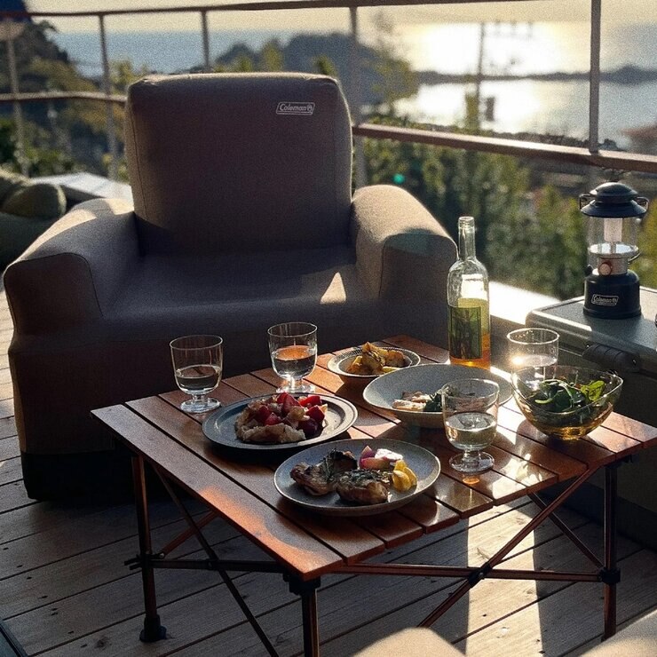 コールマン エアカウチ (シングルサイズ) グレージュ