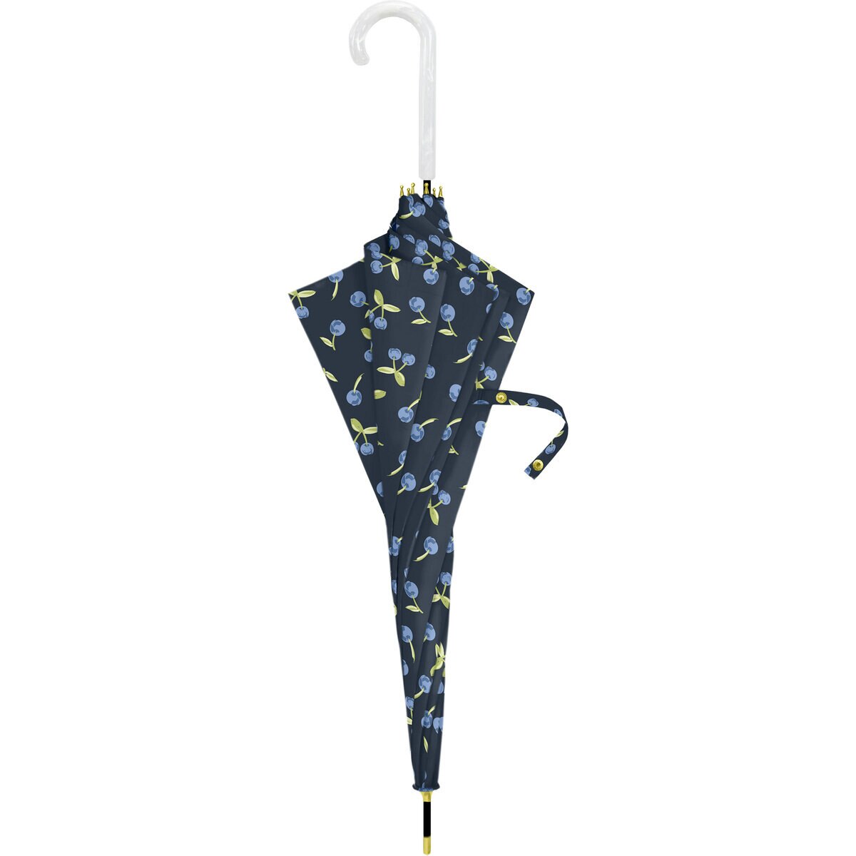 assa 雨傘長傘 RJ58 ワンタッチ 果物 ネイビー / チェリー RJ651