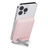 Belkin MagSafe対応 ワイヤレス モバイルバッテリー 5000mAh スタンド付き ブラッシュピンク